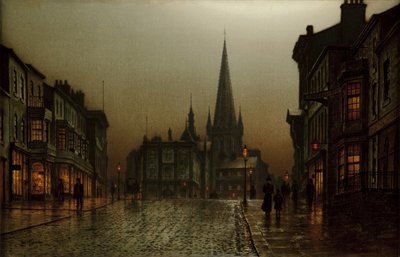 Wakefield, Upper Westgate, 1896 von Louis Grimshaw